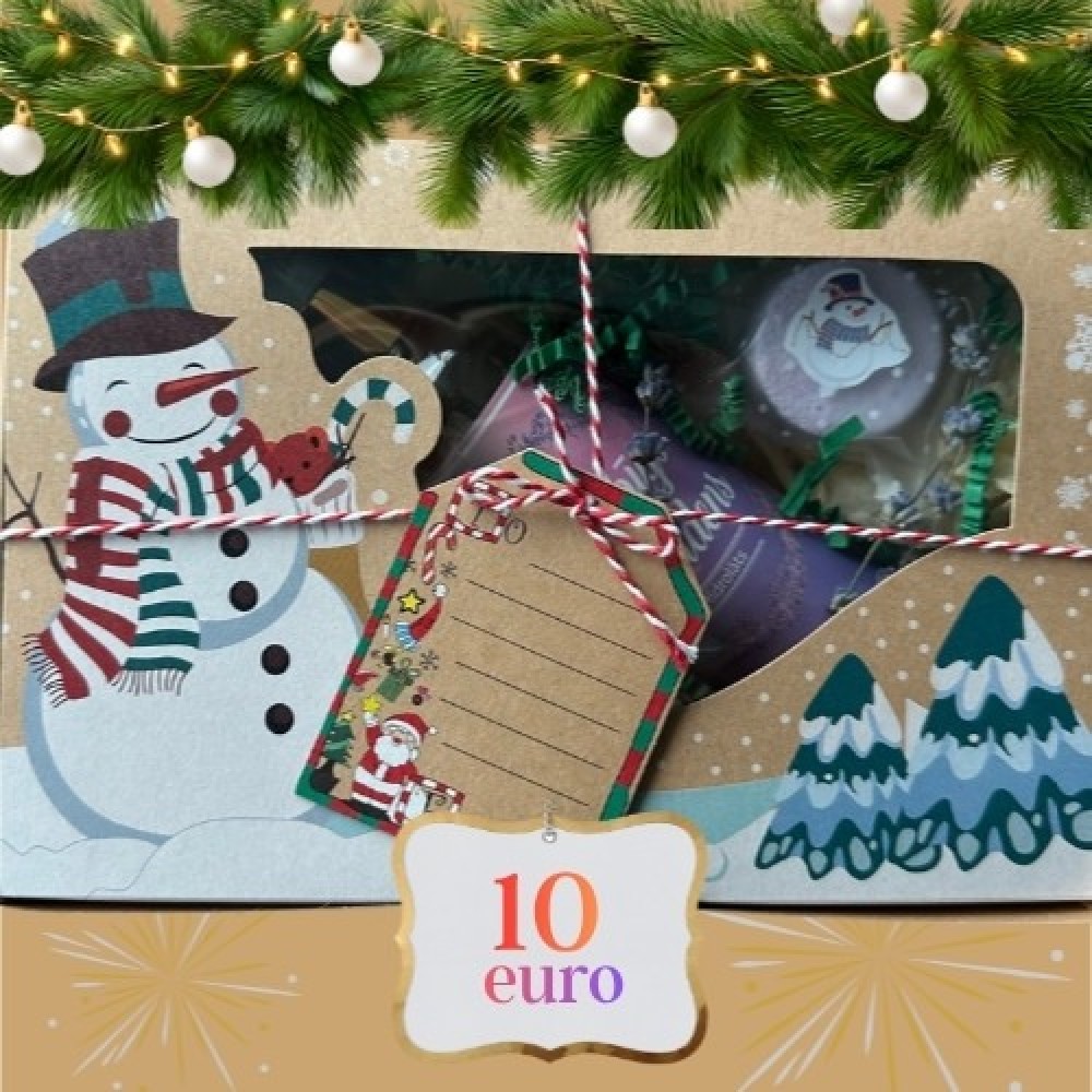 Новогодний подарок в коробке 10 евро