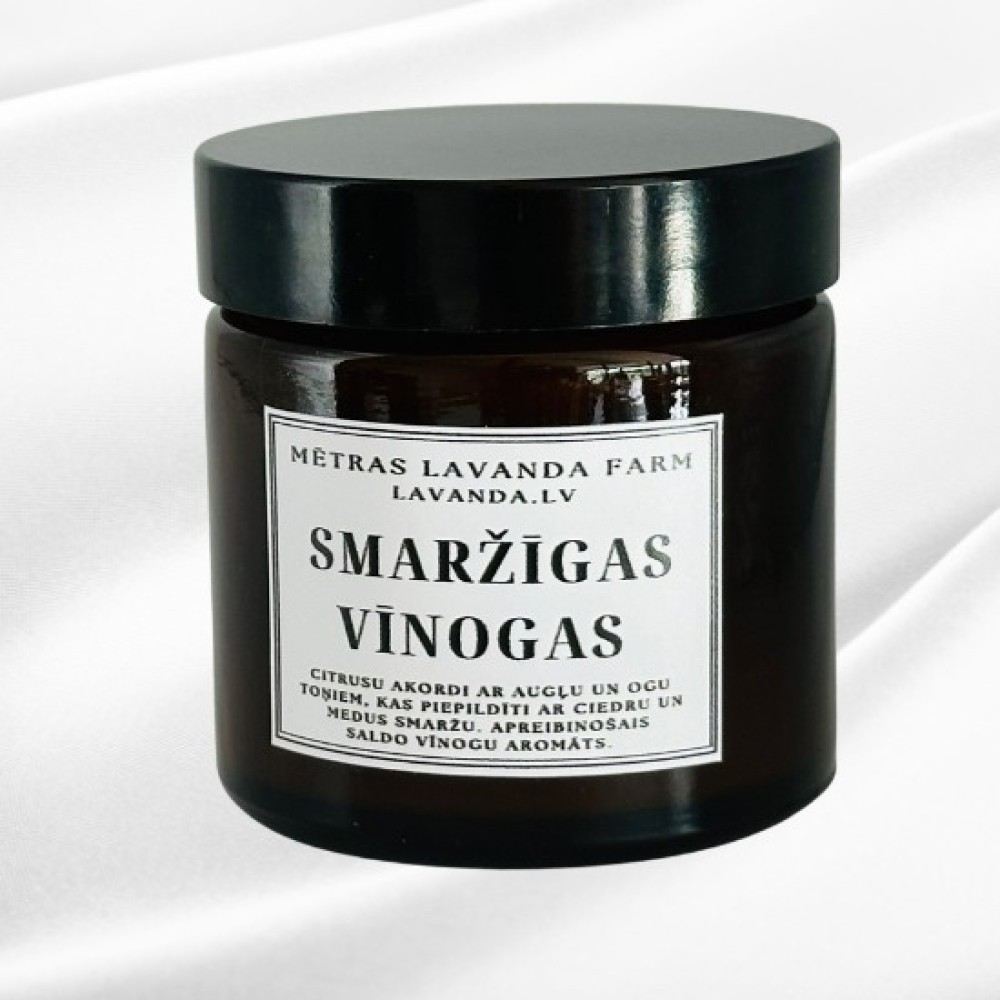 Aroma Sojas vaska sveces stiklā