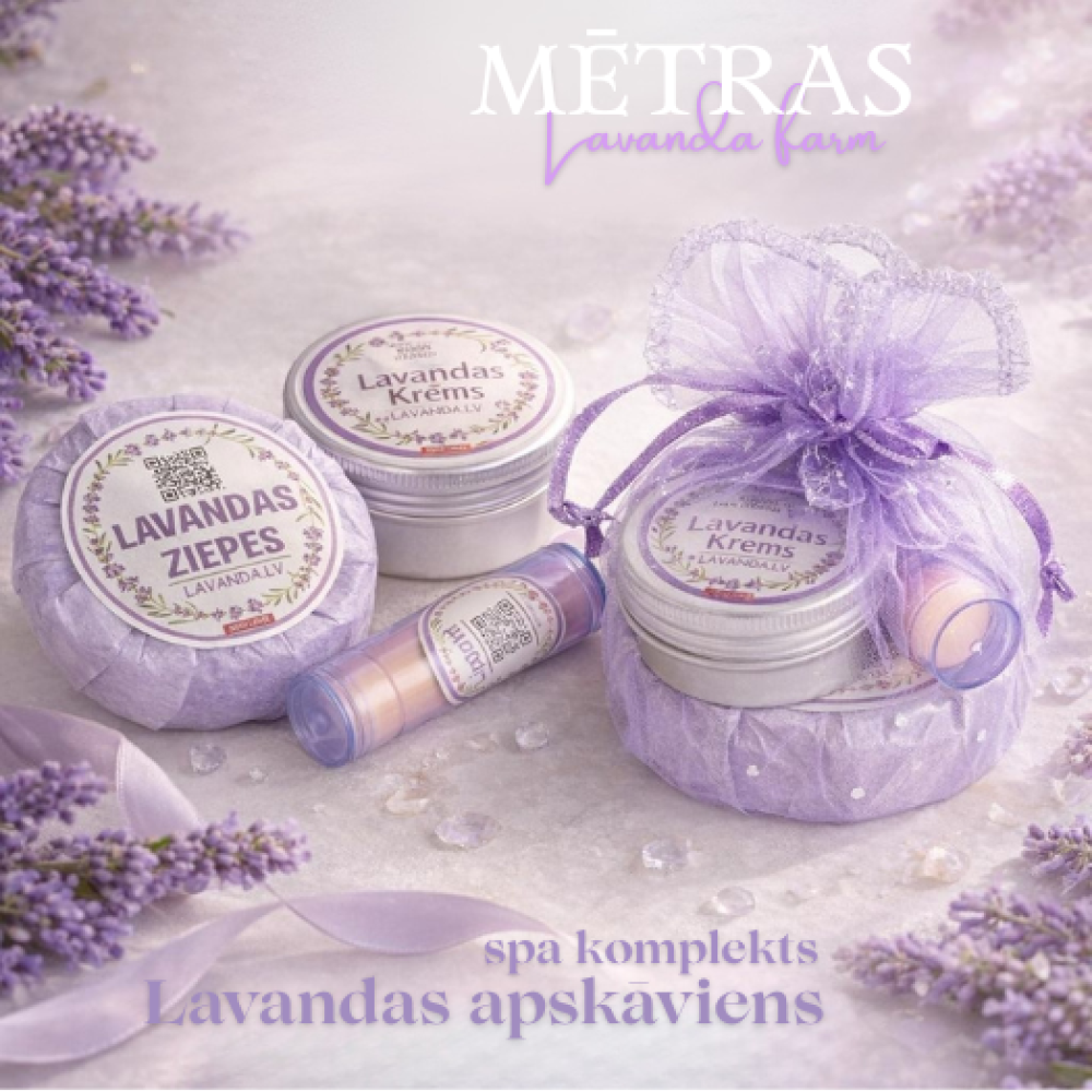 Dāvanu komplekts "Lavandas apskāviens"